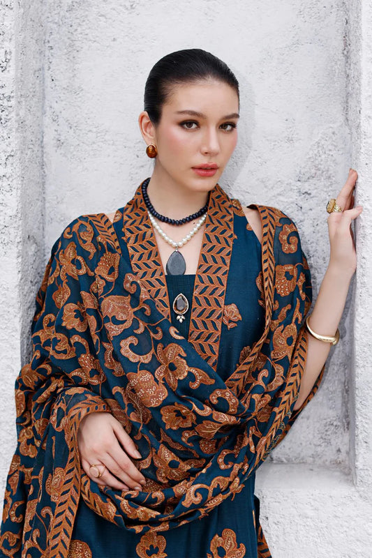 Bareeze Dhanak Embroidered 3 Piece | BZ116| - Trendy Outfits -Anu Jee