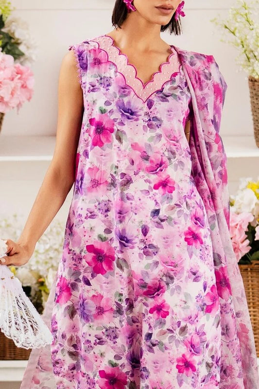 Baroque Viscose Digital Printed 3 Piece | BQ106 | Trendy Outfits - Anu Jee.