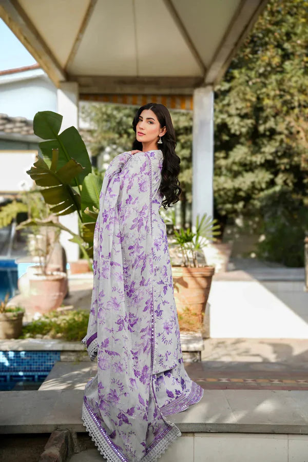 Aneela Linen Embroidered 3 Piece | AN104 | Trendy Outfits - Anu Jee.
