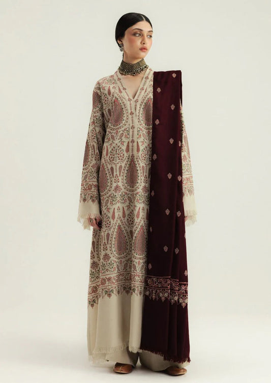 Zara Dhanak Embroidered 3 Piece | ZR115| - Trendy Outfits -Anu Jee