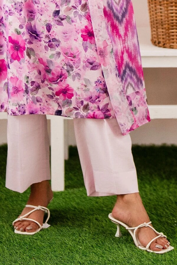 Baroque Viscose Digital Printed 3 Piece | BQ106 | Trendy Outfits - Anu Jee.