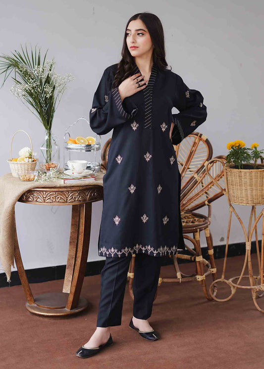 Aisling Dhanak Embroidered 3 Piece | AL102 | Trendy Casual Outfits - Anu Jee.