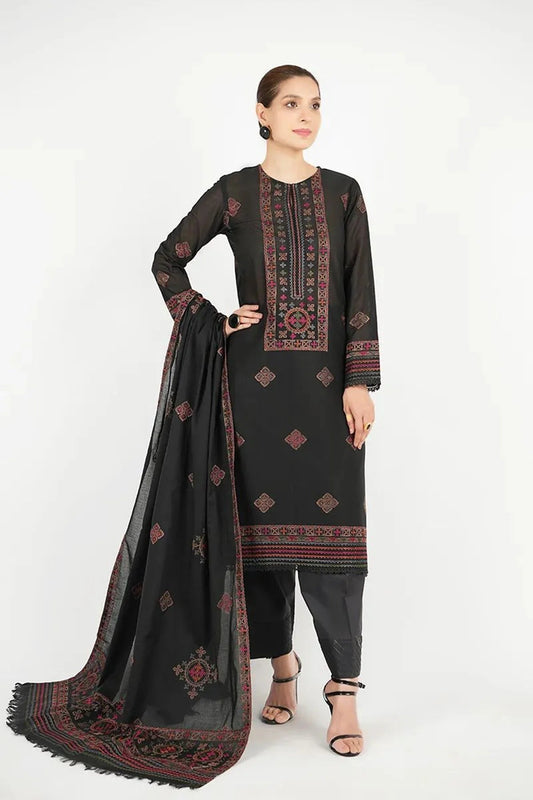 Bareeze Dhanak Embroidered 3 Piece | BZ104| - Trendy Outfits -Anu Jee