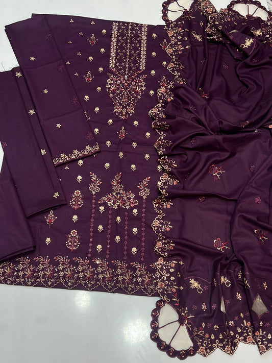 Bareeze Dhanak Embroidered 3 Piece | BZ101| - Trendy Outfits -Anu Jee
