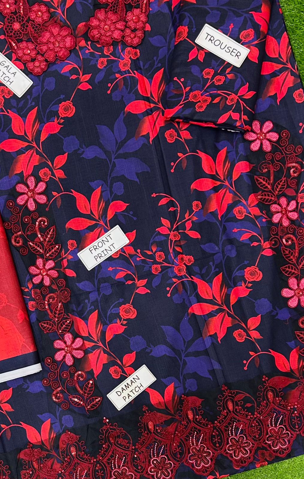 Asifa Nabeel Khaddar Embroidered 3 Piece | AF100| - Trendy Outfits -Anu Jee