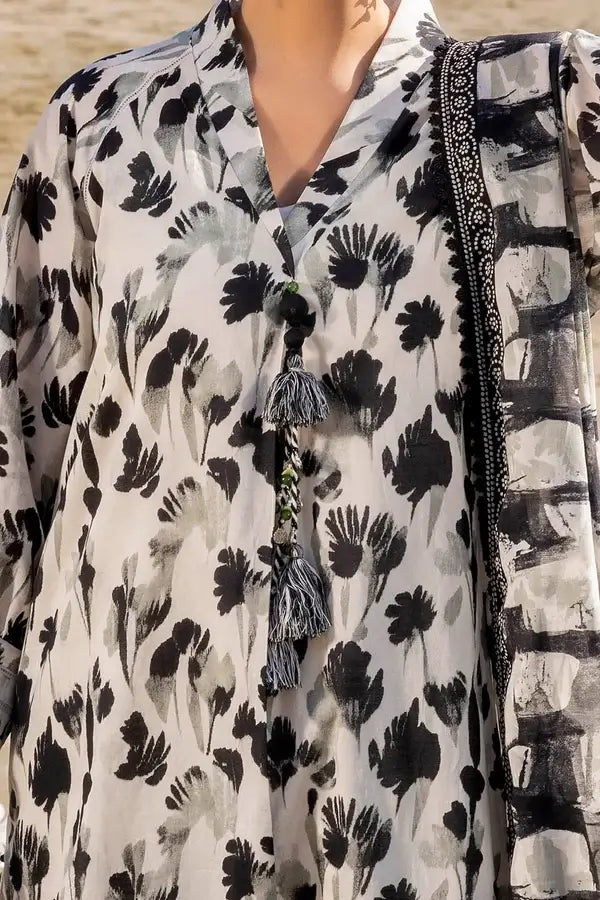 Alkaram Linen Digital Printed 3 Piece | AK100 | Trendy Outfits - Anu Jee.