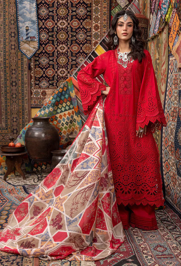 Maria.B. Dhanak Embroidered 3 Piece | MB110| - Trendy Outfits -Anu Jee