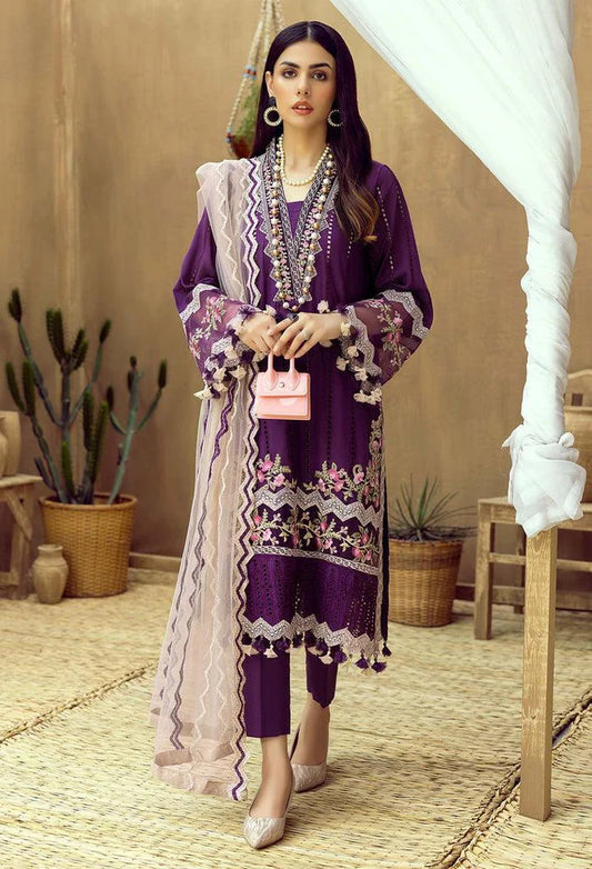 Adnan Libas Dhanak Embroidered 3 Piece | NL100| - Trendy Outfits -Anu Jee