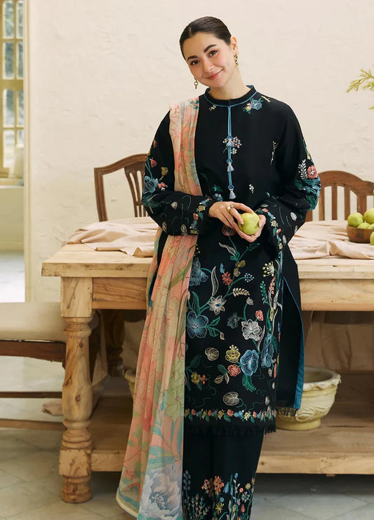 Zara Dhanak Embroidered 3 Piece | ZR106 |- Trendy Outfits - Anu Jee.