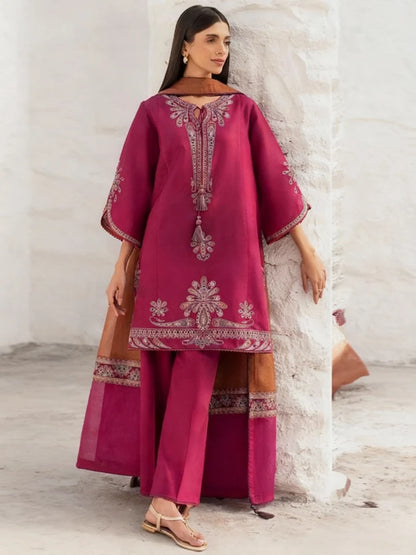 Jazmin Dhanak Embroidered 3 Piece | JZ111| - Trendy Outfits -Anu Jee