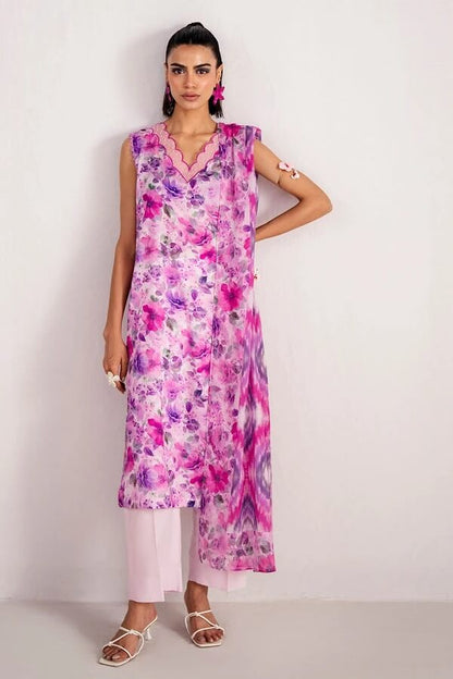 Baroque Viscose Digital Printed 3 Piece | BQ106 | Trendy Outfits - Anu Jee.