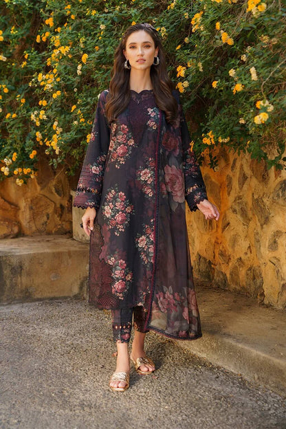 Baroque Viscose Digital Printed 3 Piece | BQ108 | Trendy Outfits - Anu Jee.