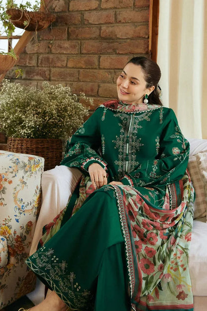 Zara Dhanak Embroidered 3 Piece | ZR112| - Trendy Outfits -Anu Jee