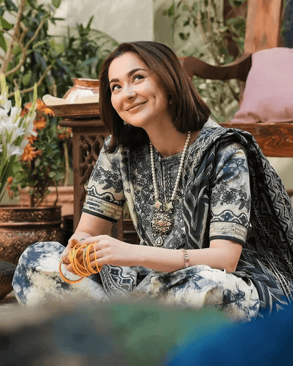 Sapphire Dhanak Embroidered 3 Piece | SP105 | Trendy Outfits - Anu Jee.