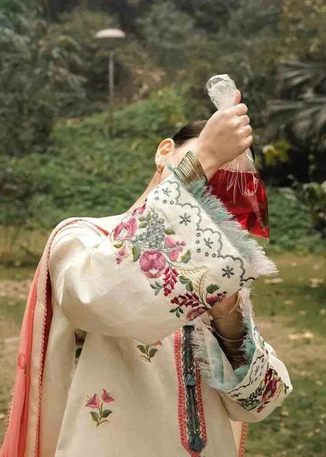 Zara Dhanak Embroidered 3 Piece | ZR105| - Trendy Outfits -Anu Jee