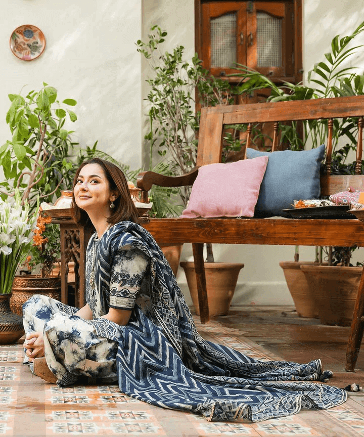 Sapphire Dhanak Embroidered 3 Piece | SP105 | Trendy Outfits - Anu Jee.