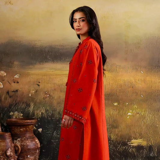 Kayseria Dhanak Embroidered 3 Piece | KY101| - Trendy Outfits -Anu Jee