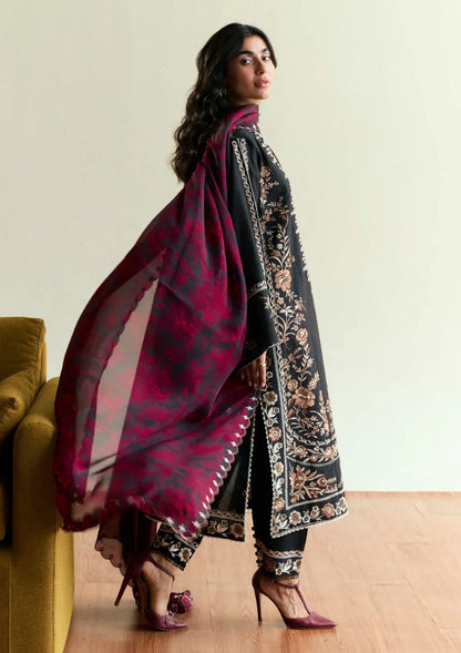Zara Shahjahan Dhanak Embroidered 3 Piece | ZR104