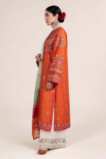 Zara Dhanak Embroidered 3 Piece | ZR111| - Trendy Outfits -Anu Jee