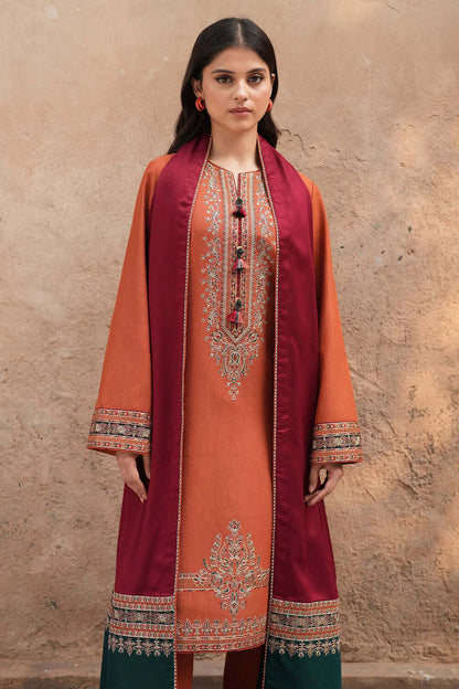 Jazmin Dhanak Embroidered 3 Piece | JZ102 | Trendy Outfits - Anu Jee.