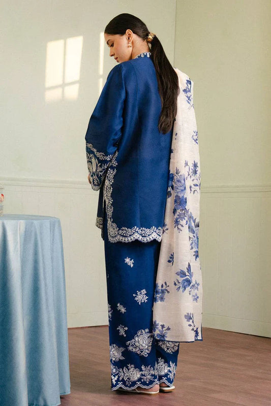 Zara Dhanak Embroidered 3 Piece | ZR101 | Trendy Outfits - Anu Jee.