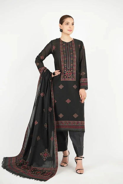 Bareeze Dhanak Embroidered 3 Piece | BZ104| - Trendy Outfits -Anu Jee