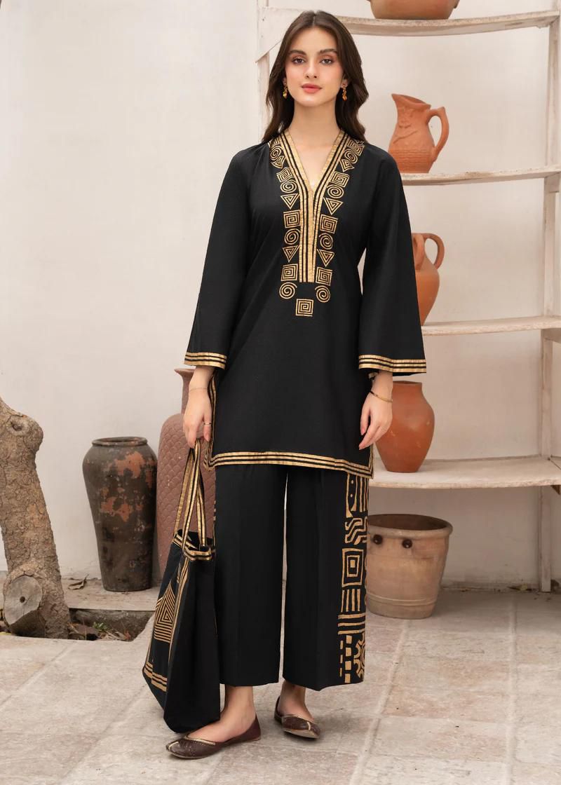 Lulusar Dhanak Embroidered 2 Piece | LR121 | Trendy Outfits - Anu Jee.