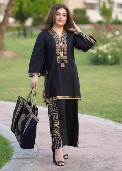 Lulusar Dhanak Embroidered 2 Piece | LR121 | Trendy Outfits - Anu Jee.