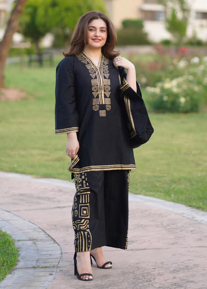 Lulusar Dhanak Embroidered 2 Piece | LR121 | Trendy Outfits - Anu Jee.