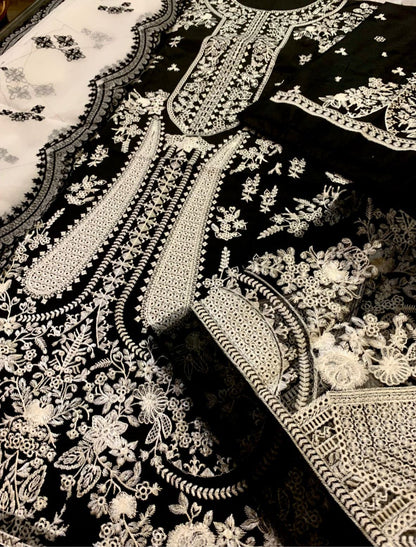 Charizma Dhanak Embroidered 3 Piece | CA100 | Trendy Outfits - Anu Jee.