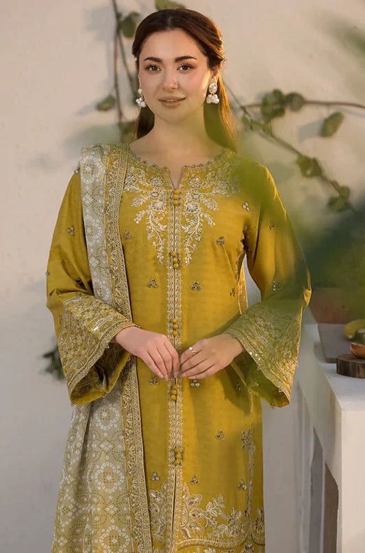 Qalamkar Dhanak Embroidered 3 Piece | QR101 | Trendy Outfits - Anu Jee.