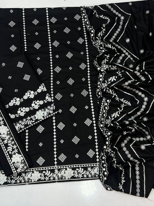 Bareeze Dhanak Embroidered 3 Piece | BZ102| - Trendy Outfits -Anu Jee