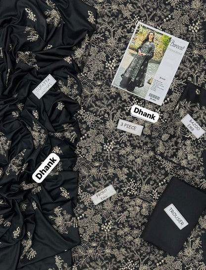 Bareeze Dhanak Embroidered 3 Piece | BZ100 | - Trendy Outfits -Anu Jee