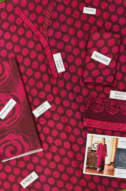 Baroque Dhanak Embroidered 3 Piece | BQ126| - Trendy Outfits -Anu Jee .