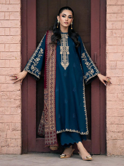Jazmin Dhanak Embroidered 3 Piece | JZ108 | - Trendy Outfits -Anu Jee