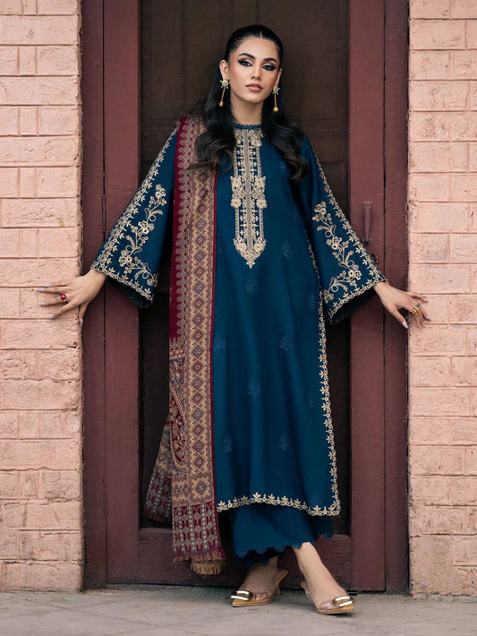 Jazmin Dhanak Embroidered 3 Piece | JZ108 | - Trendy Outfits -Anu Jee