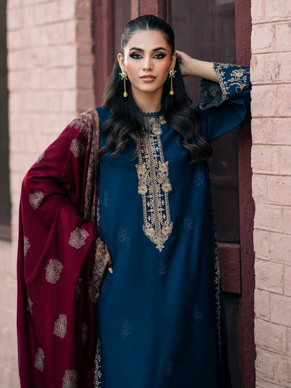 Jazmin Dhanak Embroidered 3 Piece | JZ108 | - Trendy Outfits -Anu Jee