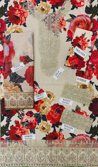 Crimson Silk Embroidered 2 Piece | CN105|- Trendy Outfits - Anu Jee.