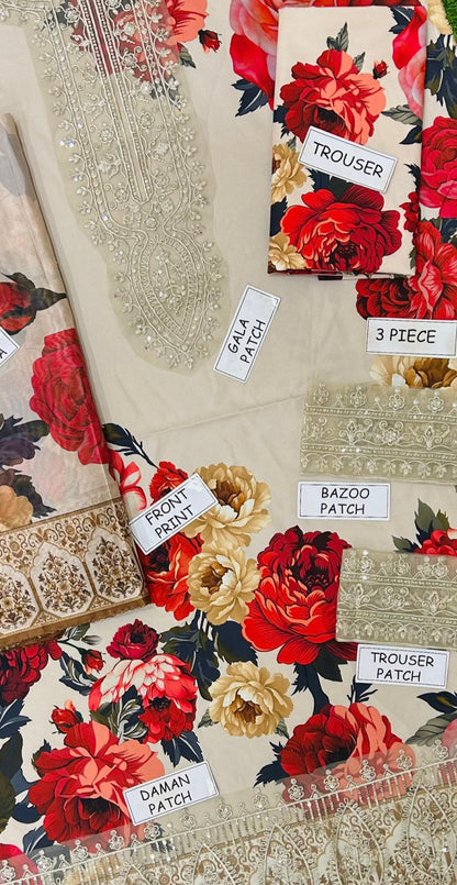 Crimson Silk Embroidered 2 Piece | CN105|- Trendy Outfits - Anu Jee.