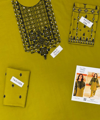 Aisling Dhanak Embroidered 2 Piece | AL112| - Trendy Outfits -Anu Jee