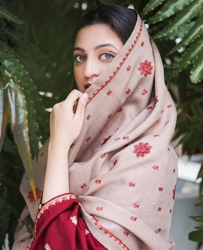 Aisling Dhanak Embroidered 3 Piece | AL111| - Trendy Outfits -Anu Jee