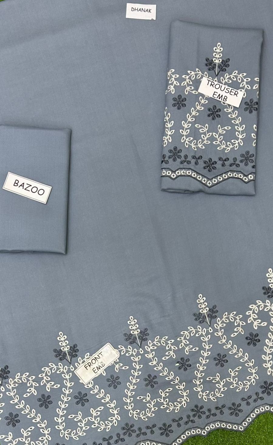 Jazmin Dhanak Embroidered 2 Piece | JZ107| - Trendy Outfits -Anu Jee