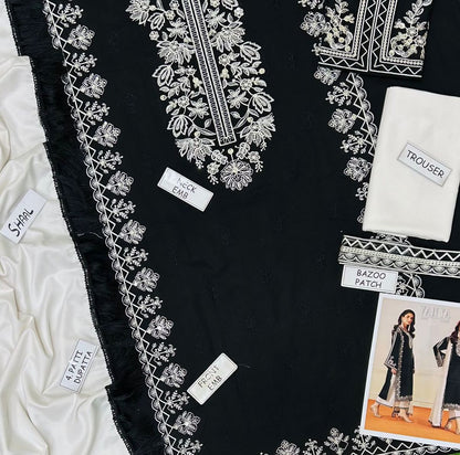 Vanya Dhanak Embroidered 3 Piece | VA101|- Trendy Outfits - Anu Jee