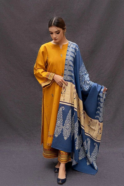 Urge Dhanak Embroidered 3 Piece | UG101  | Trendy Outfits - Anu Jee.