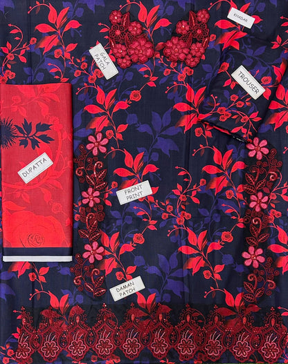 Asifa Nabeel Khaddar Embroidered 3 Piece | AF100| - Trendy Outfits -Anu Jee