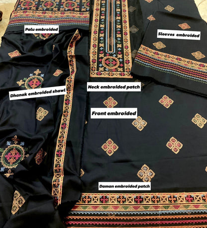 Bareeze Dhanak Embroidered 3 Piece | BZ104| - Trendy Outfits -Anu Jee