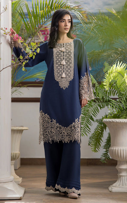 Motifs Dhanak Embroidered 2 Piece | MS100 | Trendy Outfits - Anu Jee.