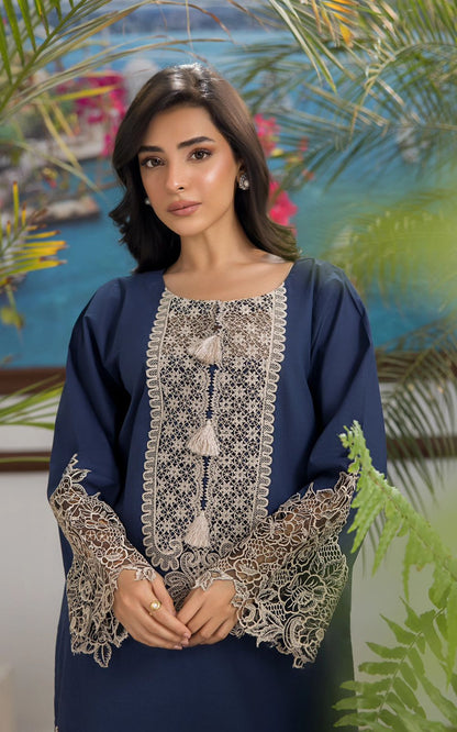 Motifs Dhanak Embroidered 2 Piece | MS100 | Trendy Outfits - Anu Jee.