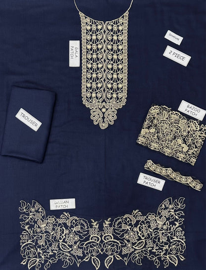 Motifs Dhanak Embroidered 2 Piece | MS100 | Trendy Outfits - Anu Jee.