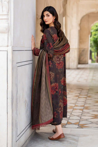 Baroque Dhanak Embroidered 3 Piece | BQ117  | Trendy Casual Outfits - Anu Jee.